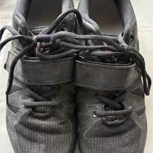 Nordic Lifting MEGIN Men’s Black Powerlifting Shoes Weightlifting Size 10